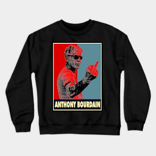 Retro Anthony Bourdain Fist Crewneck Sweatshirt